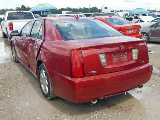 1G6DZ67A190169856 - 2009 CADILLAC STS RED photo 3