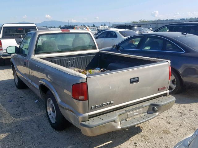 1GTCS1444XK506715 - 1999 GMC SONOMA TAN photo 3