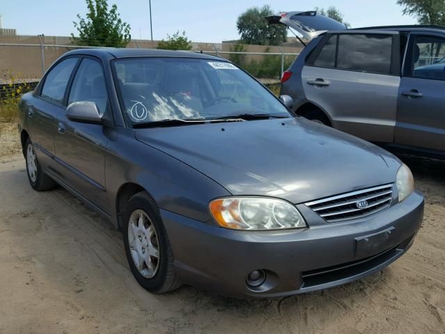 KNAFB121935220015 - 2003 KIA SPECTRA BA GRAY photo 1