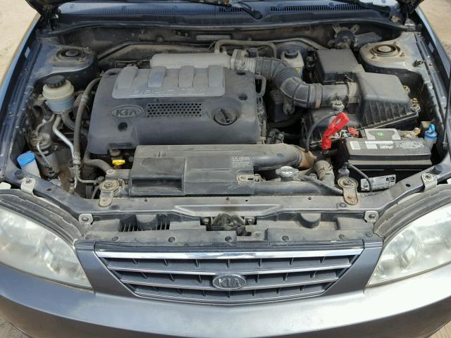 KNAFB121935220015 - 2003 KIA SPECTRA BA GRAY photo 7