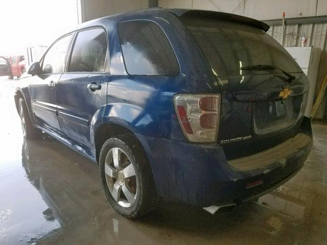 2CNDL537586038868 - 2008 CHEVROLET EQUINOX SP BLUE photo 3