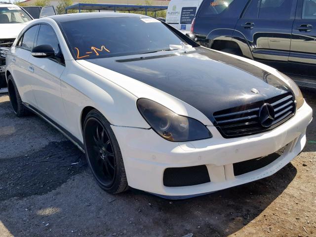 WDDDJ72X17A102581 - 2007 MERCEDES-BENZ CLS 550 WHITE photo 1