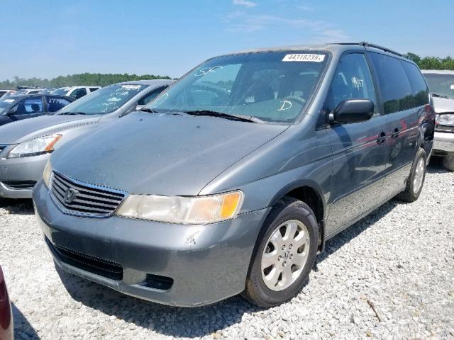 2HKRL1853YH519014 - 2000 HONDA ODYSSEY LX GRAY photo 2