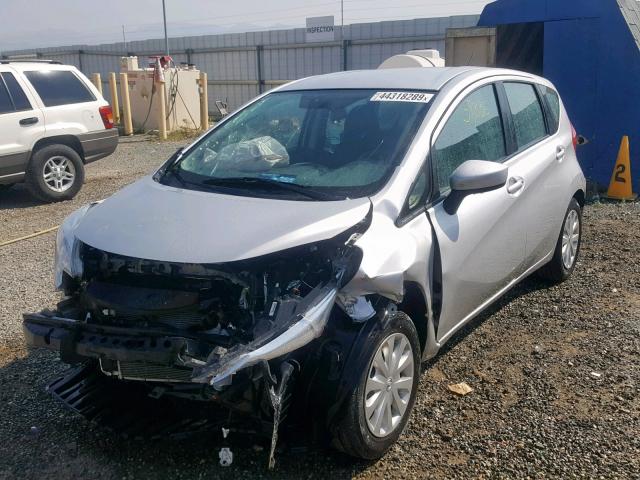 3N1CE2CP5FL423044 - 2015 NISSAN VERSA NOTE SILVER photo 2