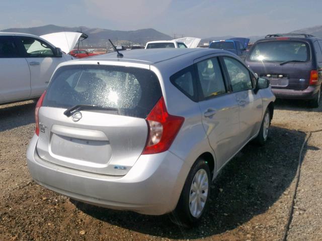 3N1CE2CP5FL423044 - 2015 NISSAN VERSA NOTE SILVER photo 4