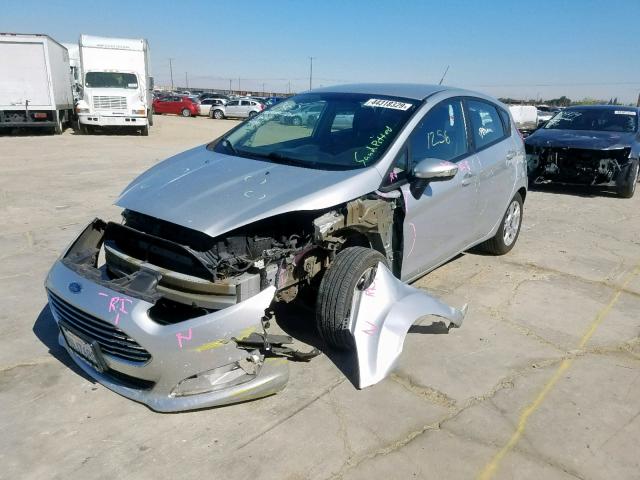 3FADP4EJ6GM113180 - 2016 FORD FIESTA SE SILVER photo 9