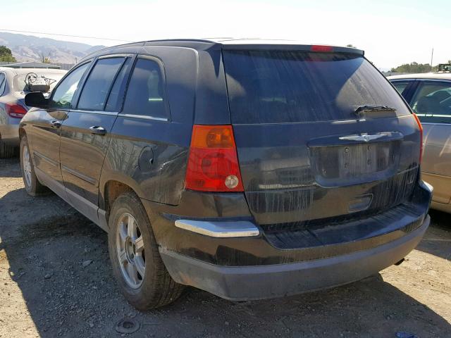 2C8GF68424R561379 - 2004 CHRYSLER PACIFICA BLACK photo 3