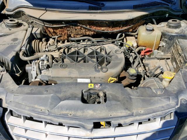 2C8GF68424R561379 - 2004 CHRYSLER PACIFICA BLACK photo 7