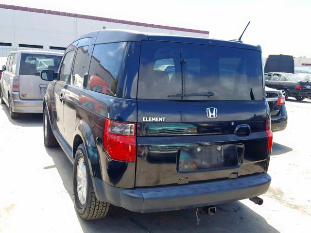 5J6YH18796L012264 - 2006 HONDA ELEMENT EX BLACK photo 3