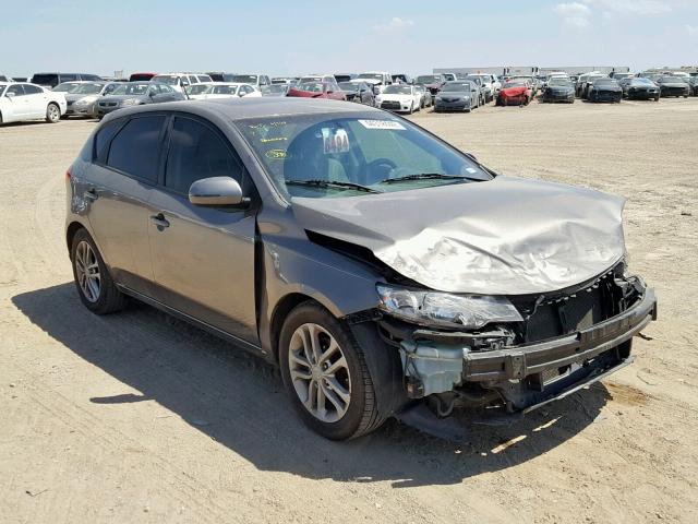 KNAFU5A28C5480420 - 2012 KIA FORTE EX GRAY photo 1