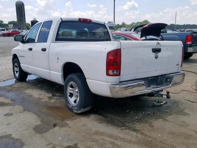 1D7HA18N75S333299 - 2005 DODGE RAM 1500 S WHITE photo 3