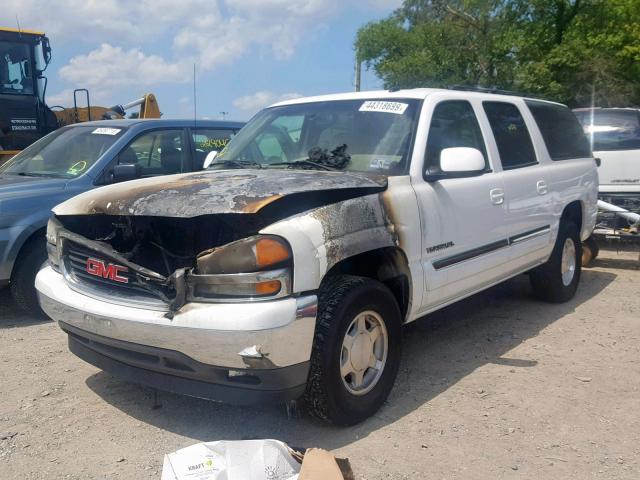 3GKEC16Z95G103918 - 2005 GMC YUKON XL C WHITE photo 2