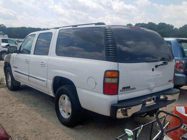 3GKEC16Z95G103918 - 2005 GMC YUKON XL C WHITE photo 3