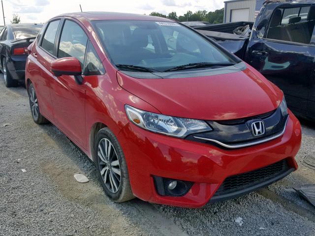 3HGGK5H89FM704625 - 2015 HONDA FIT EX RED photo 1