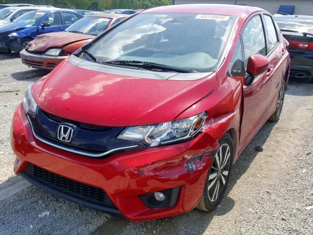 3HGGK5H89FM704625 - 2015 HONDA FIT EX RED photo 2