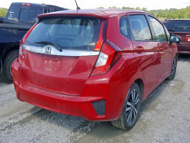 3HGGK5H89FM704625 - 2015 HONDA FIT EX RED photo 4