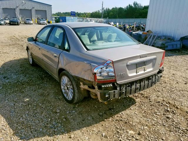 YV1TS91Z941380409 - 2004 VOLVO S80 T6 TAN photo 3