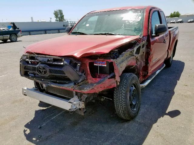 5TFTX4CN8FX058171 - 2015 TOYOTA TACOMA ACC წითელი ფოტო 2