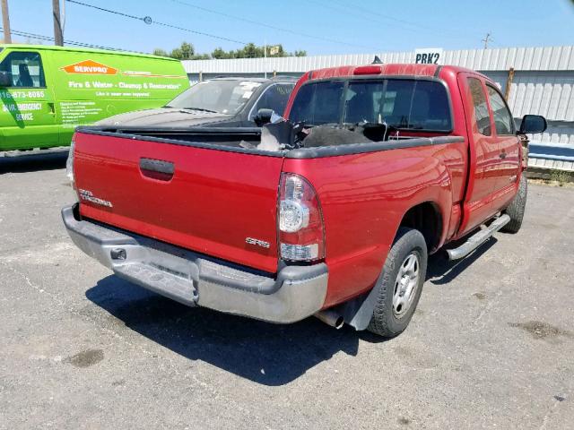 5TFTX4CN8FX058171 - 2015 TOYOTA TACOMA ACC წითელი ფოტო 4