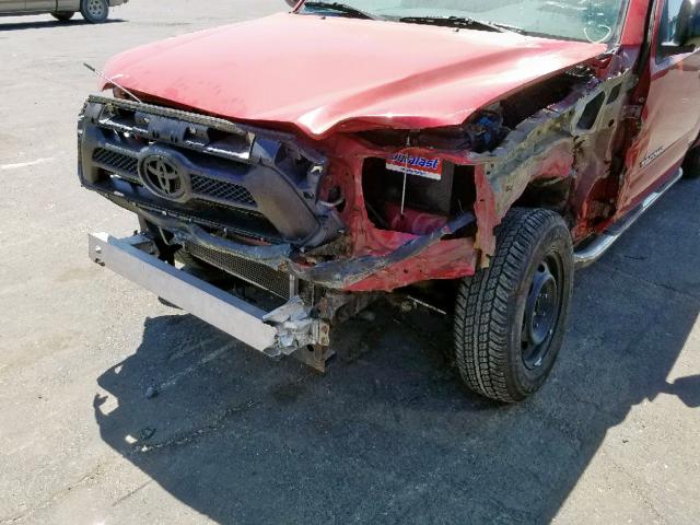 5TFTX4CN8FX058171 - 2015 TOYOTA TACOMA ACC წითელი ფოტო 9