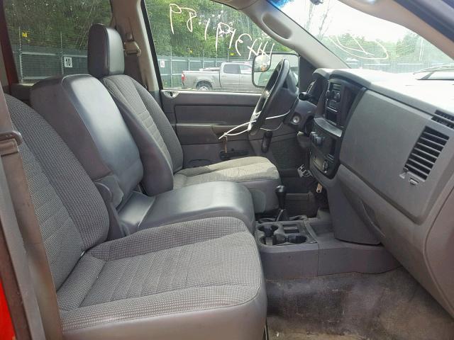 3D3KS28A67G854421 - 2007 DODGE RAM 2500 S წითელი ფოტო 5