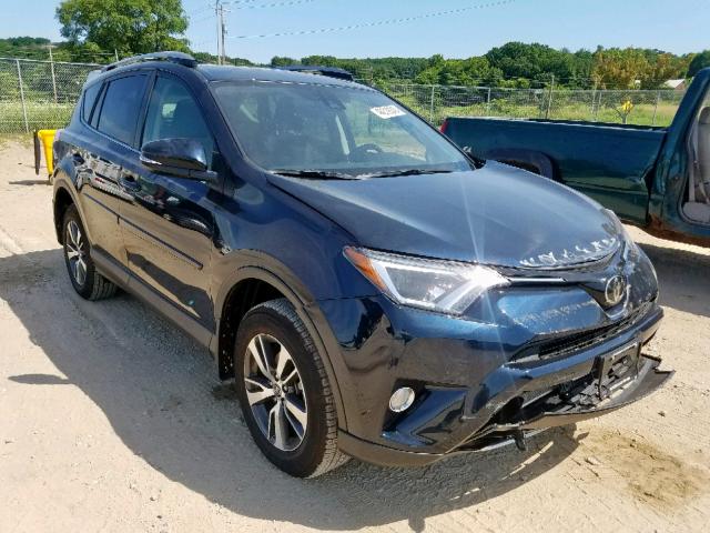 JTMRFREV6JJ249882 - 2018 TOYOTA RAV4 ADVEN BLUE photo 1