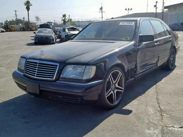 WDBGA51E8SA219299 - 1995 MERCEDES-BENZ S 500 BLACK photo 2