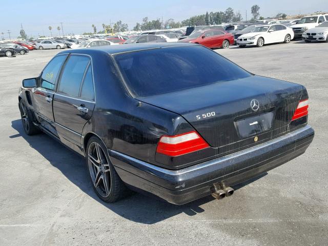 WDBGA51E8SA219299 - 1995 MERCEDES-BENZ S 500 BLACK photo 3