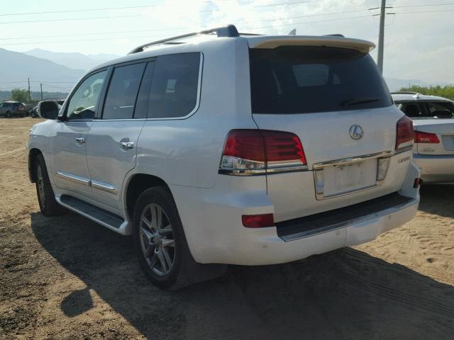 JTJHY7AX9D4097078 - 2013 LEXUS LX 570 WHITE photo 3