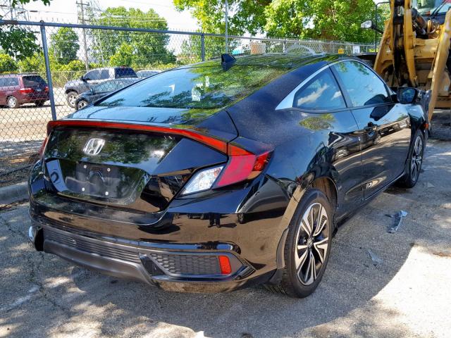 2HGFC3B70HH354283 - 2017 HONDA CIVIC EXL BLACK photo 4