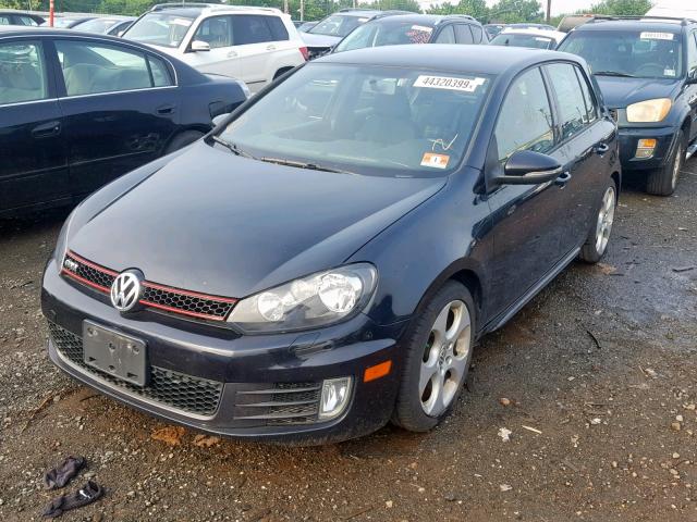 WVWGD7AJ5AW176186 - 2010 VOLKSWAGEN GTI BLACK photo 2