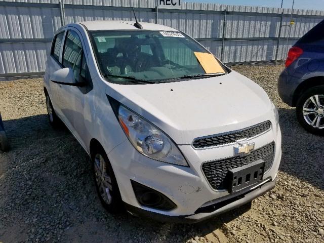 KL8CD6S97EC530366 - 2014 CHEVROLET SPARK 1LT WHITE photo 1