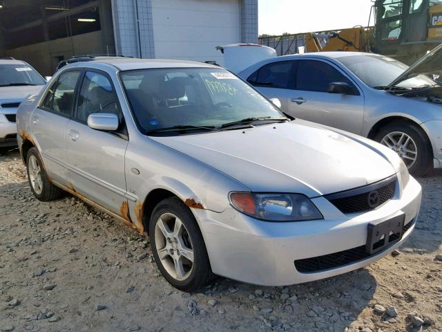 JM1BJ225330214141 - 2003 MAZDA PROTEGE DX SILVER photo 1