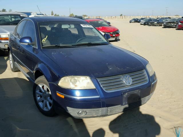 WVWPD63B74P193473 - 2004 VOLKSWAGEN PASSAT GLS BLUE photo 1