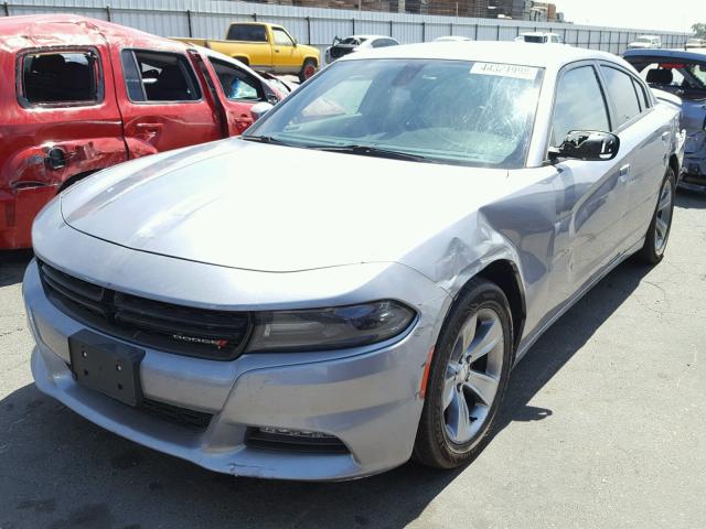 2C3CDXHGXGH272044 - 2016 DODGE CHARGER SX SILVER photo 2