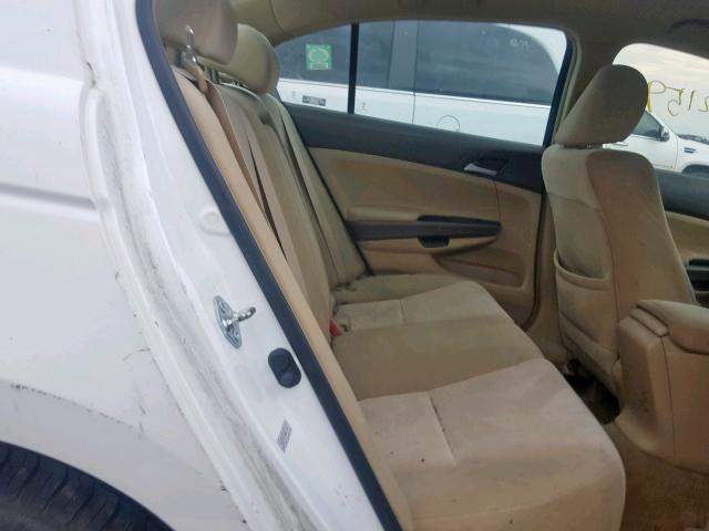 1HGCP26439A065092 - 2009 HONDA ACCORD LXP WHITE photo 6