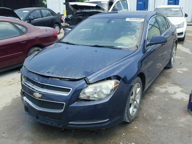 1G1ZC5EB6AF111570 - 2010 CHEVROLET MALIBU 1LT BLUE photo 2