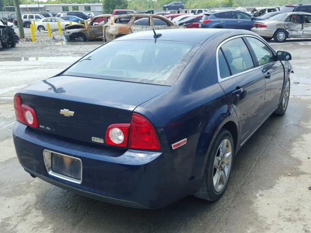 1G1ZC5EB6AF111570 - 2010 CHEVROLET MALIBU 1LT BLUE photo 4