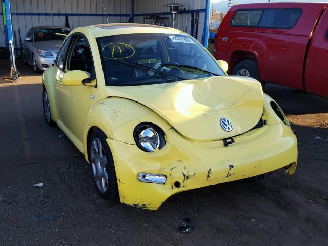 3VWDD21C01M463410 - 2001 VOLKSWAGEN NEW BEETLE Sarı foto 1