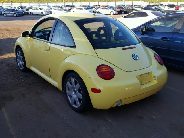 3VWDD21C01M463410 - 2001 VOLKSWAGEN NEW BEETLE Sarı foto 3