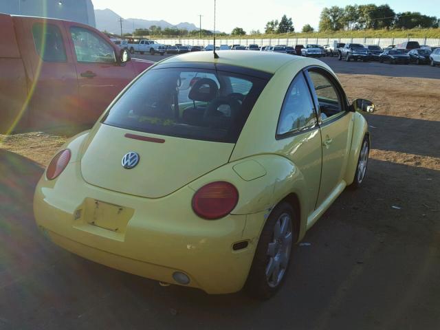3VWDD21C01M463410 - 2001 VOLKSWAGEN NEW BEETLE Sarı foto 4