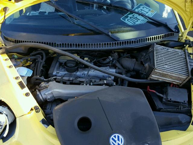 3VWDD21C01M463410 - 2001 VOLKSWAGEN NEW BEETLE Sarı foto 7