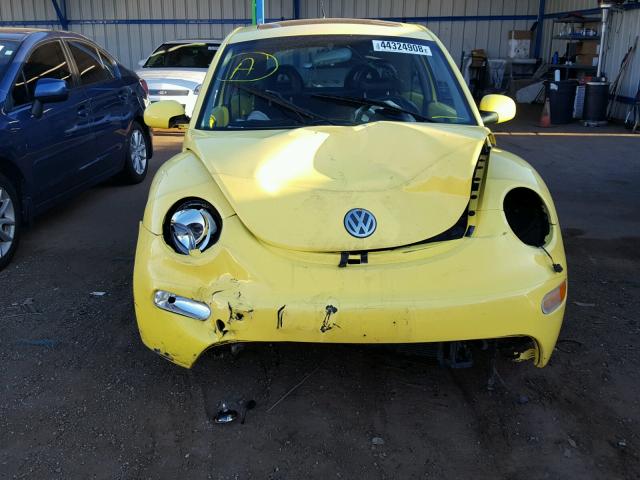 3VWDD21C01M463410 - 2001 VOLKSWAGEN NEW BEETLE Sarı foto 9