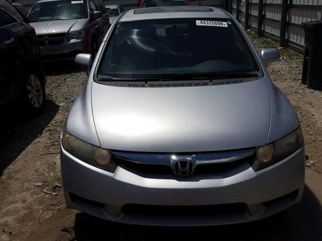 2HGFA1F98AH505088 - 2010 HONDA CIVIC EXL SILVER photo 9