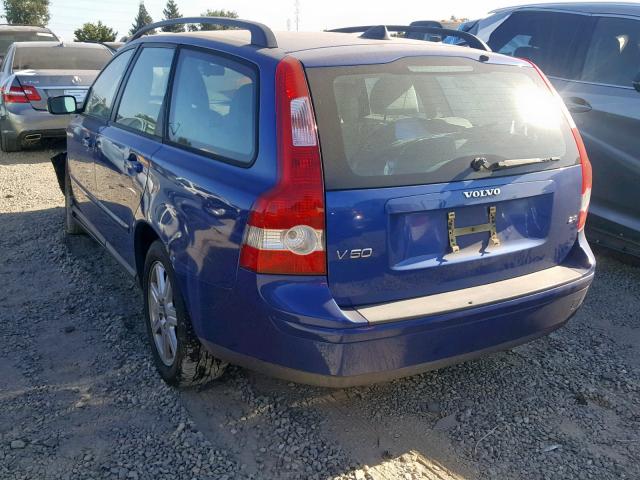 YV1MW390962183121 - 2006 VOLVO V50 2.4I BLUE photo 3