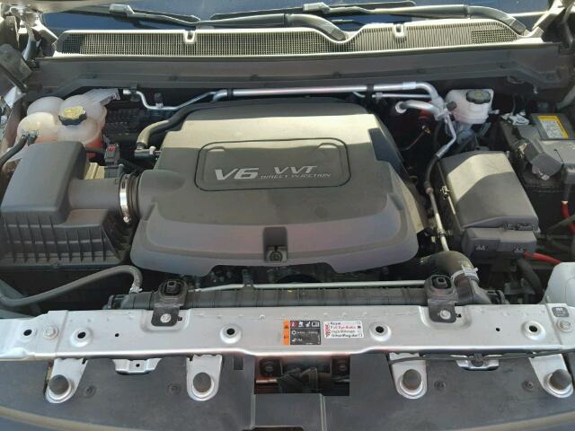 1GCGSCE36G1209308 - 2016 CHEVROLET COLORADO L SILVER photo 7