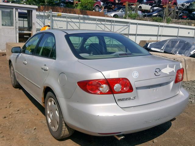 1YVFP80C435M12681 - 2003 MAZDA 6 I SILVER photo 3