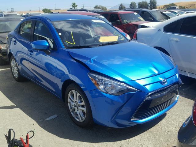 3MYDLBYV4HY177626 - 2017 TOYOTA YARIS IA BLUE photo 1