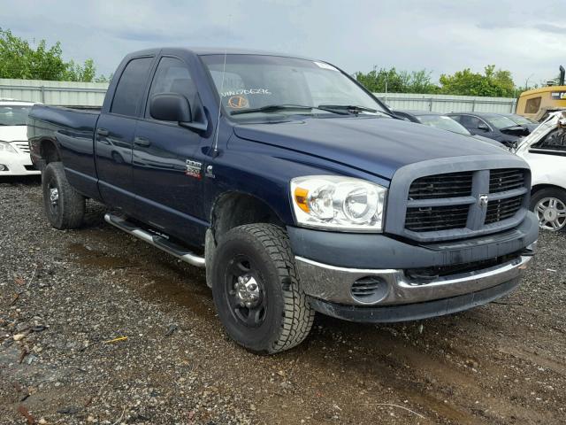 3D7KS28C27G706296 - 2007 DODGE RAM 2500 S ლურჯი ფოტო 1