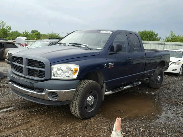 3D7KS28C27G706296 - 2007 DODGE RAM 2500 S ლურჯი ფოტო 2